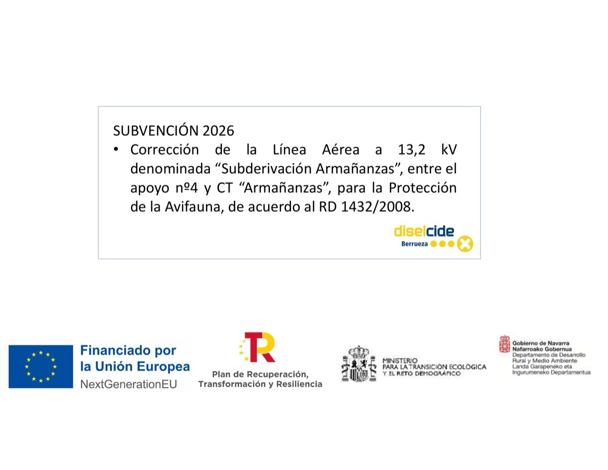 Subvención 2026 — Subderivación Armañanzas