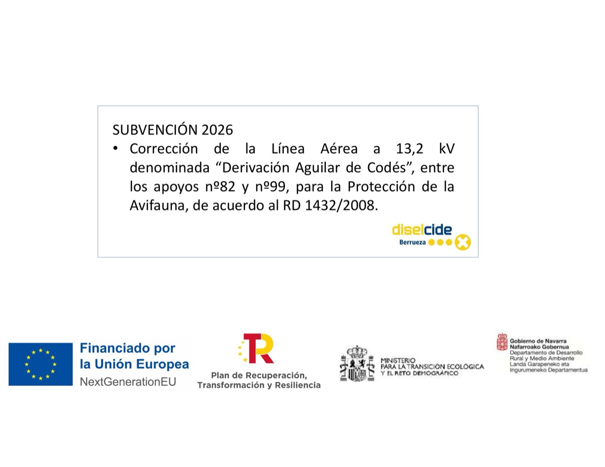 Subvención 2026 — Derivación Aguilar de Codés